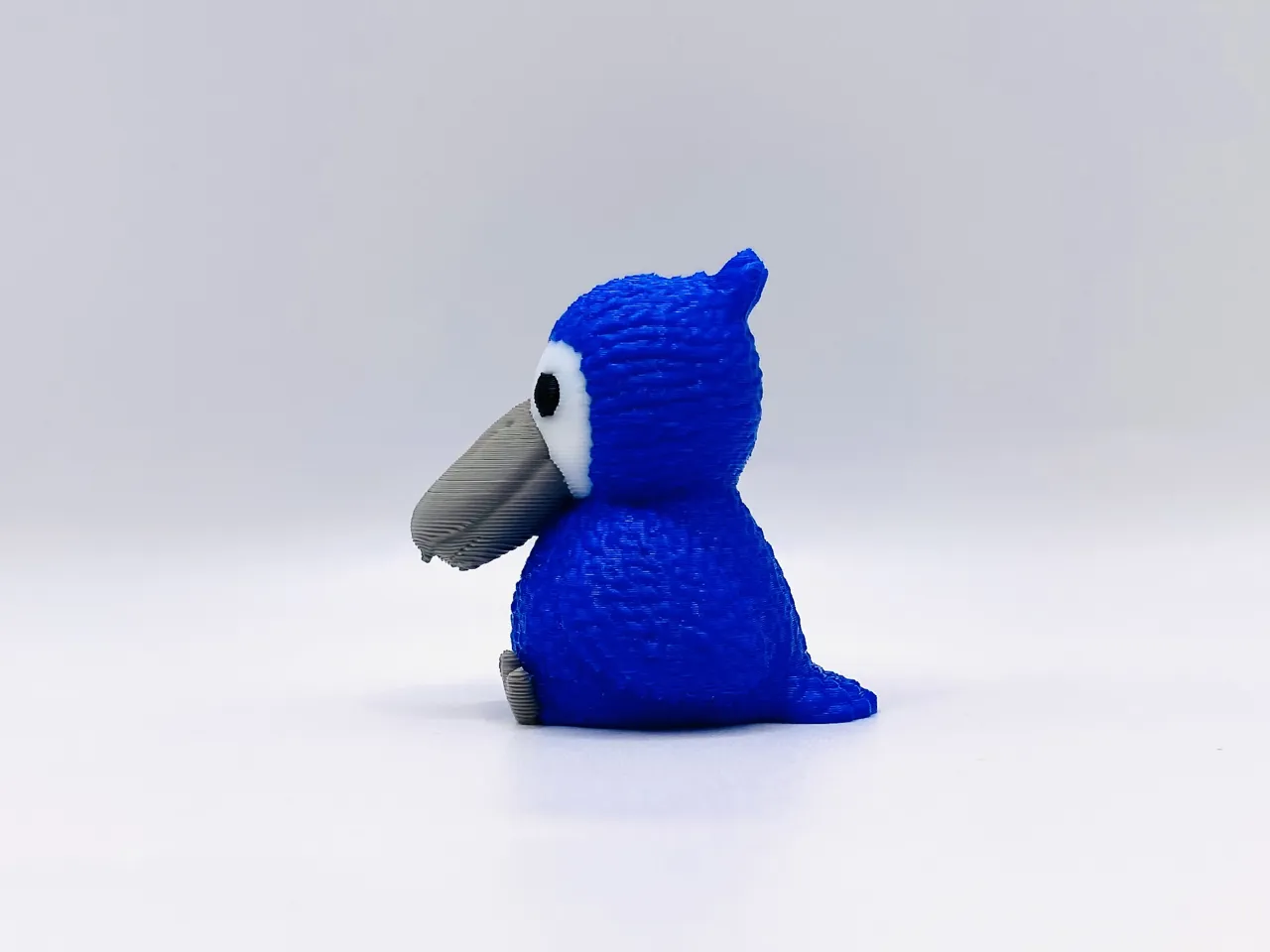 Knitted Shoebill view 3