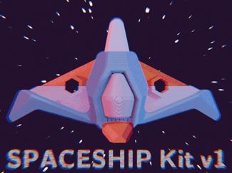 Stealth Jet Spaceship - Model Kit