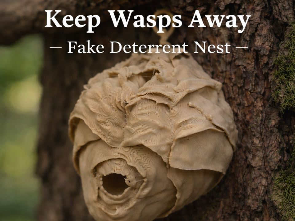 Keep Wasps Away – Fake Deterrent Nest Eco-Friendly