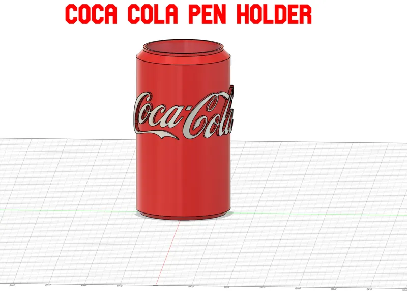 Coca Cola pen holder (one hole)