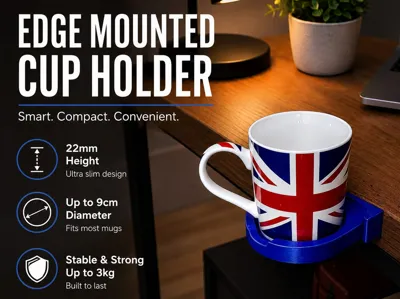 Edge Mounted Cup Holder