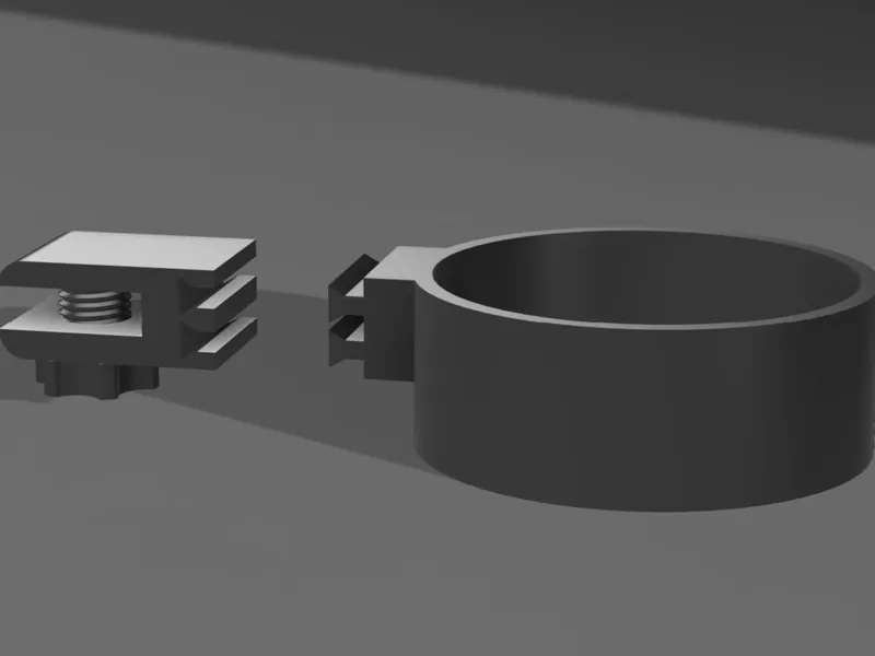 Ashtray Holder with Modular clamp 