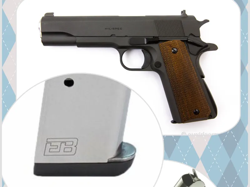 bottom cap for springfield 1911 .45ACP magazine