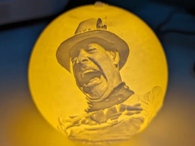 Tragically Hip Gord Downie Lithophane Globe