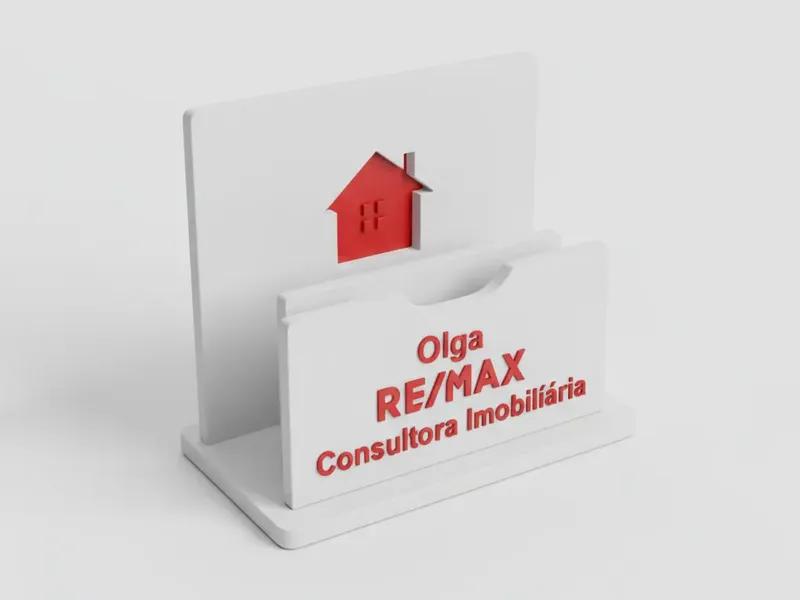 Modern Realtor Business Card Holder