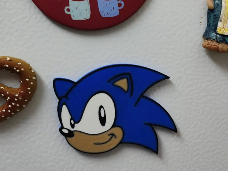 Sonic fridge magnet