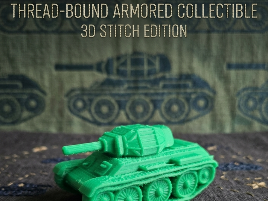 Knitted Tank – Cozy Military-Inspired Decor