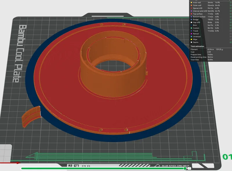 Bambu Spool by Bambu Labs - My Hatchbox PLA profile