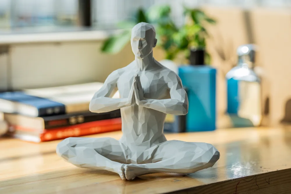 Meditating Man Series 002 by XXY2025 MakerWorld: Download Free 3D Models