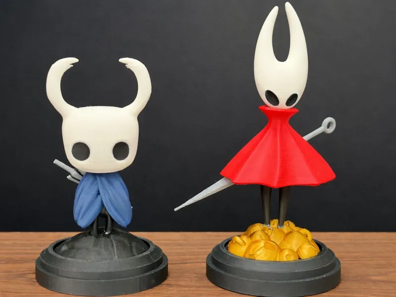 Hollow Knight Vessel and Hornet Figures