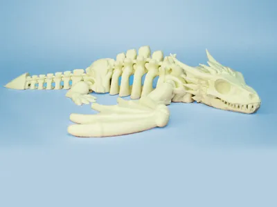 articulated skeleton dragon