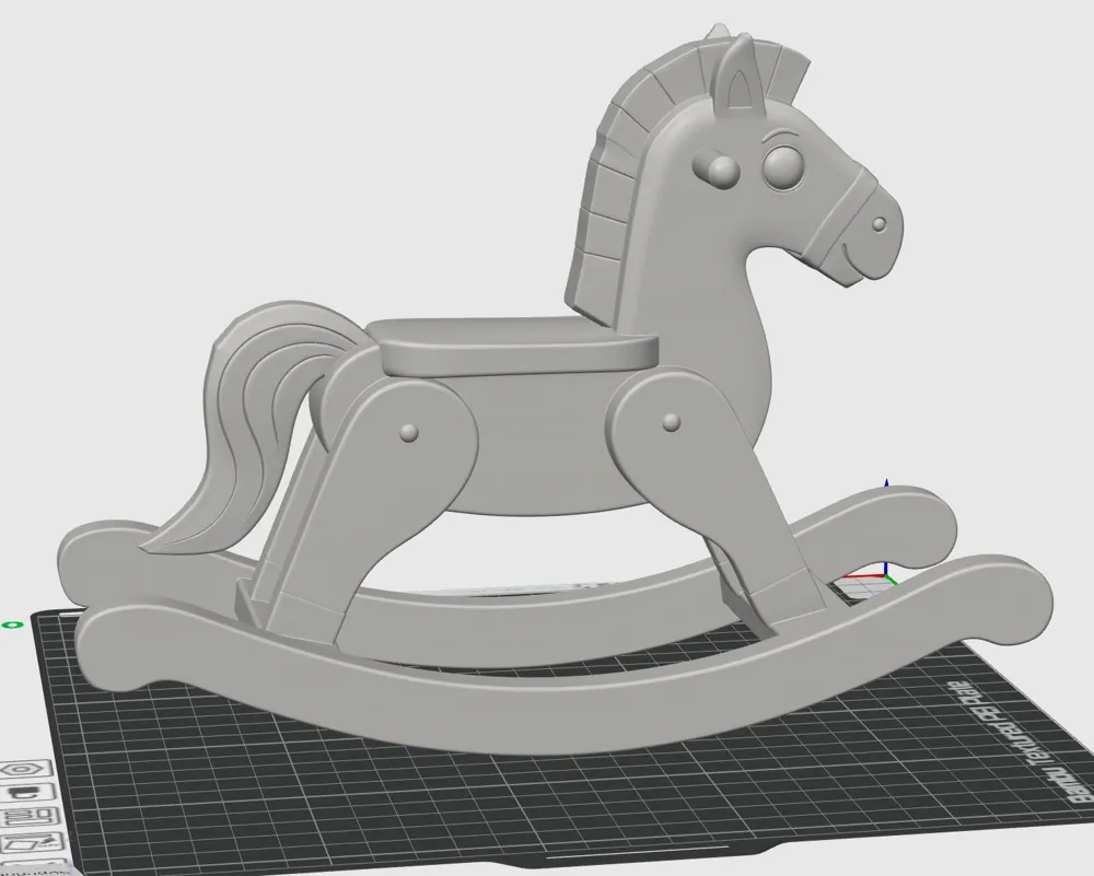 Rocking Horse - Free 3D Print Model - MakerWorld
