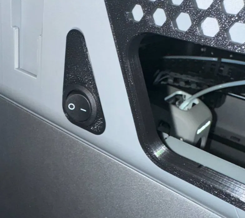 Round Rocker Switch Sidepanels  for AMS Riser V2 