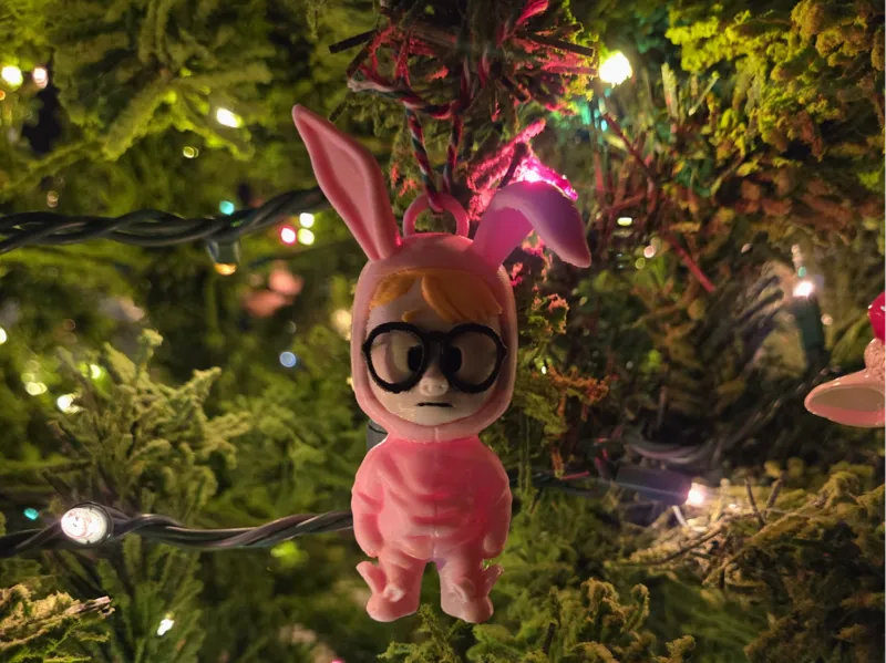Christmas Story - Ralph Bunny Suit Ornament