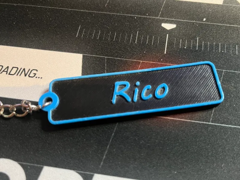 Schlüsselanhänger mit Name (personalisierbar)