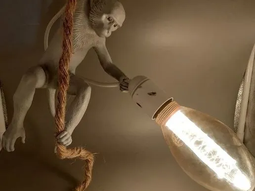 home monkey lamp
