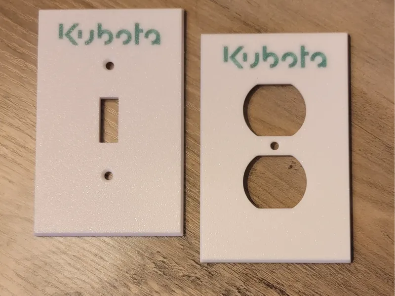 Kubota switch and receptacle covers