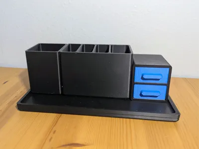 Customizable Modular Desk Organizer