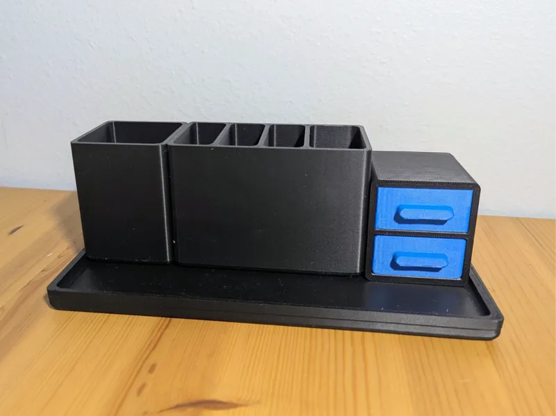 Customizable Modular Desk Organizer