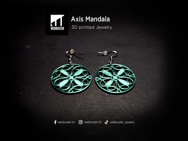 Axis Mandala Earrings