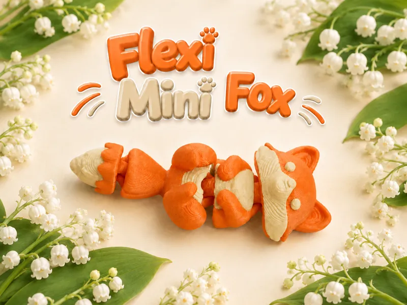 Flexi Fidget Mini Fox