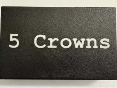 5 Crowns Card Game Storage Box