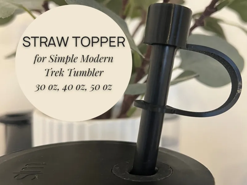 Straw Cap for Simple Modern Trek - 10mm Flexible 