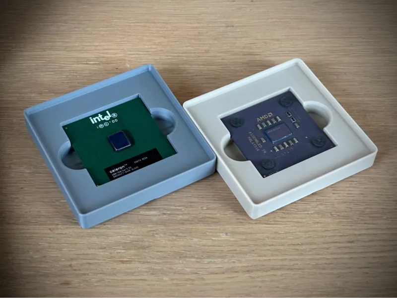 RetroStore CPU Container for Gridfinity