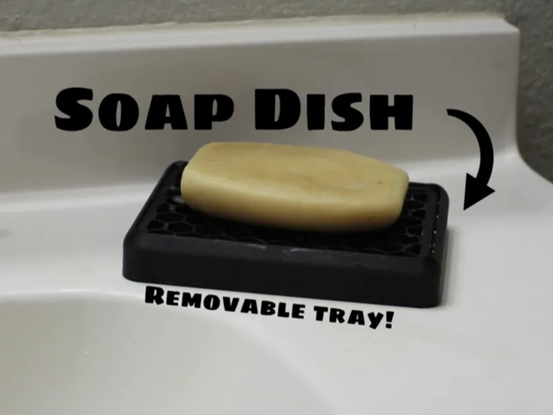 Soap Dish - Removable Tray