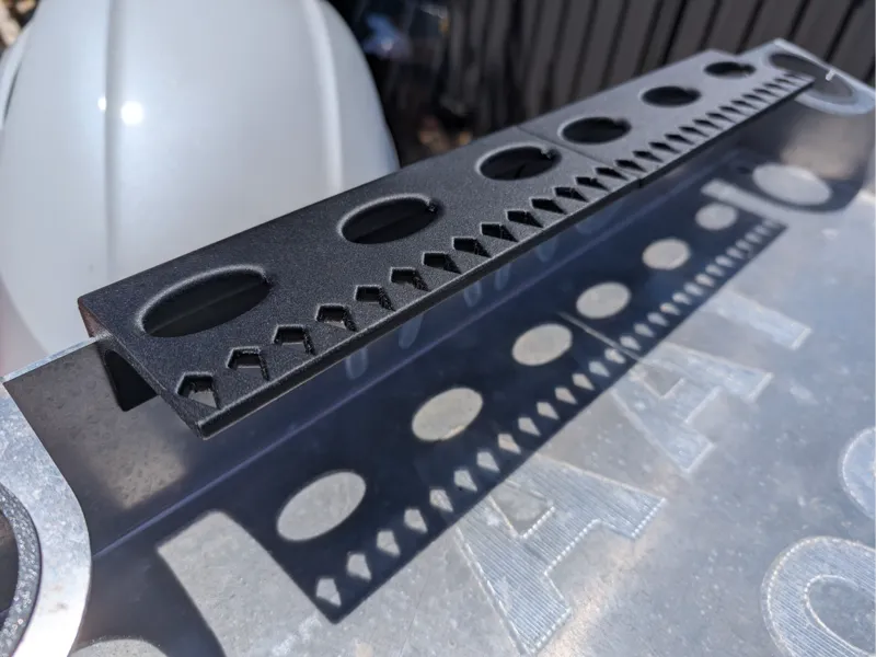 Bait Board Organiser for 3 mm Aluminium clip on
