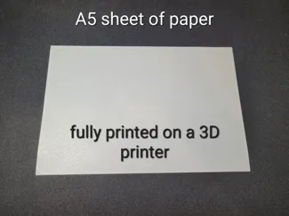 A5 sheet of paper