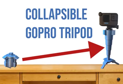 Collapsible GoPro Tripod