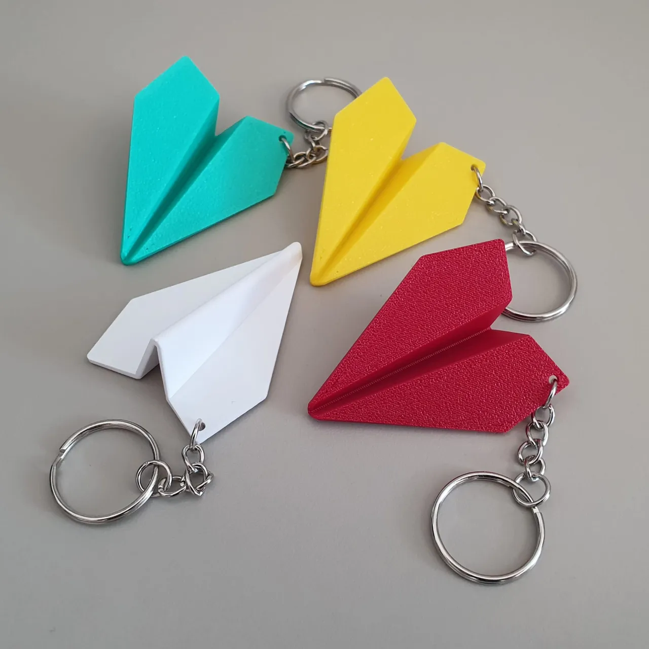 Paper plane - Origami Keychain view 2