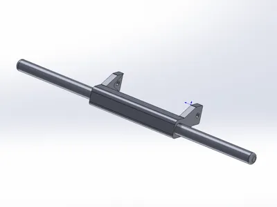 Tamiya 1/14 RC Truck Rear Bumper