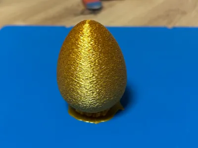 Easter egg with Fuzzy Skin