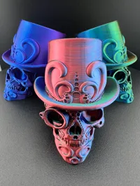 Crâne gentleman distingué avec ou sans monocle — photo 6