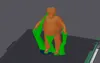 Correctly sliced, adaptive layers, Supports enabled