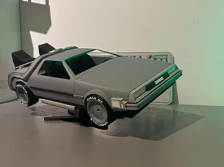 Delorean Back to Future holder - @OneMakerShow