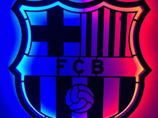 FCB Neon sign FC Barcelona 30cm