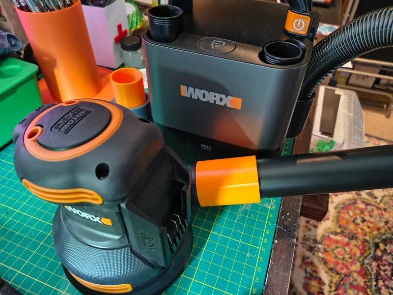 Worx sander to Cube vac
