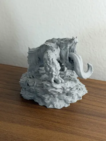 Escenografía en miniatura: Chatacabra - Monster Hunter Diorama #035 — vista de referencia 2