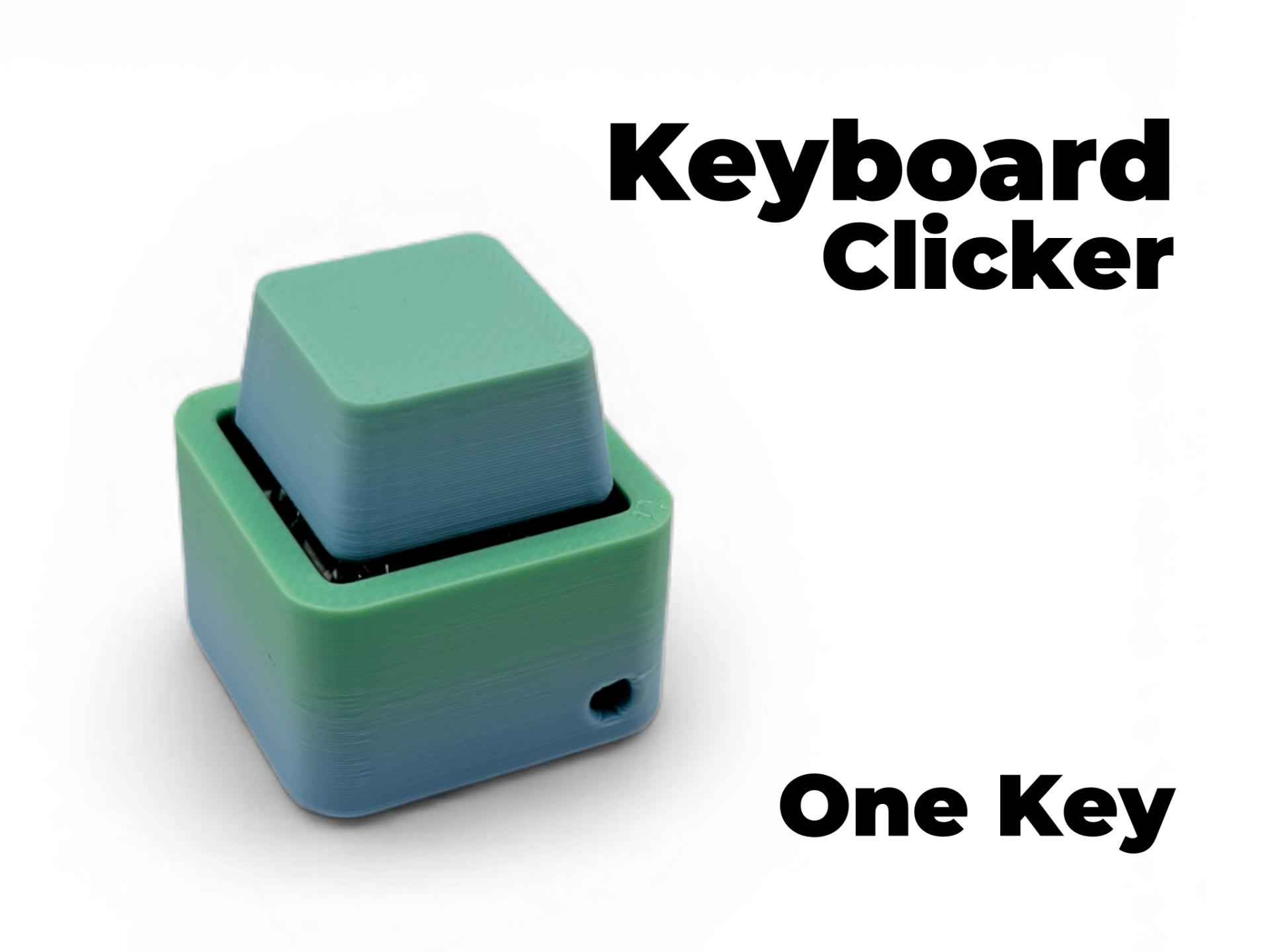 Pocket 1-Key Mechanical Fidget Keychain