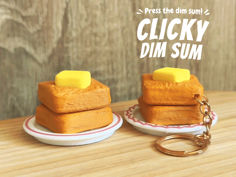 Clicky Dim Sum – Hong Kong French Toast Fidget Toy