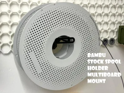 Bambu Spool Holder Multiboard Mount