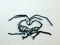 Décoration murale symbole des jumeaux — photo 1