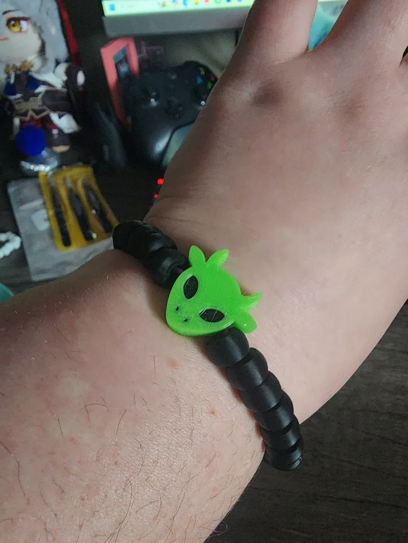 Cow Alien Kandi Bead ( Force Fields Festival)