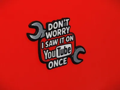 Saw it on YouTube ~ Funny Toolbox Magnet