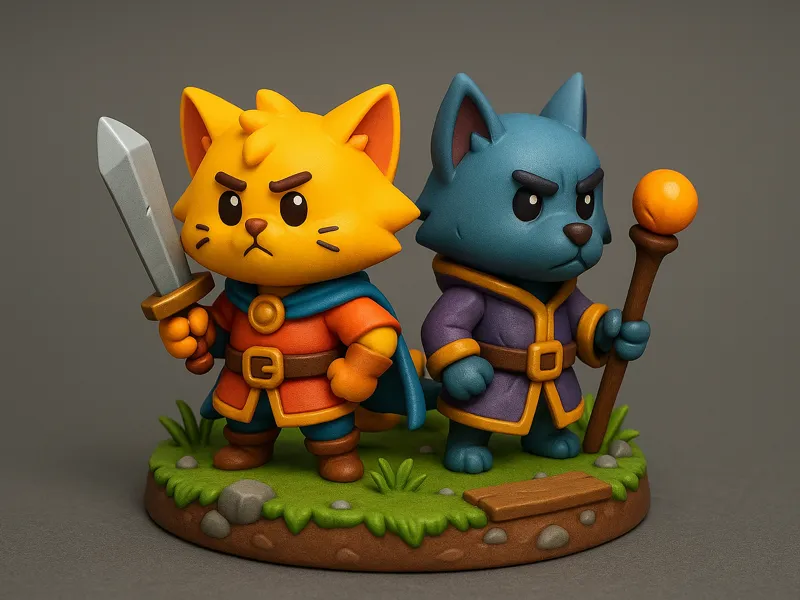CatQuest Co-Op Miniature
