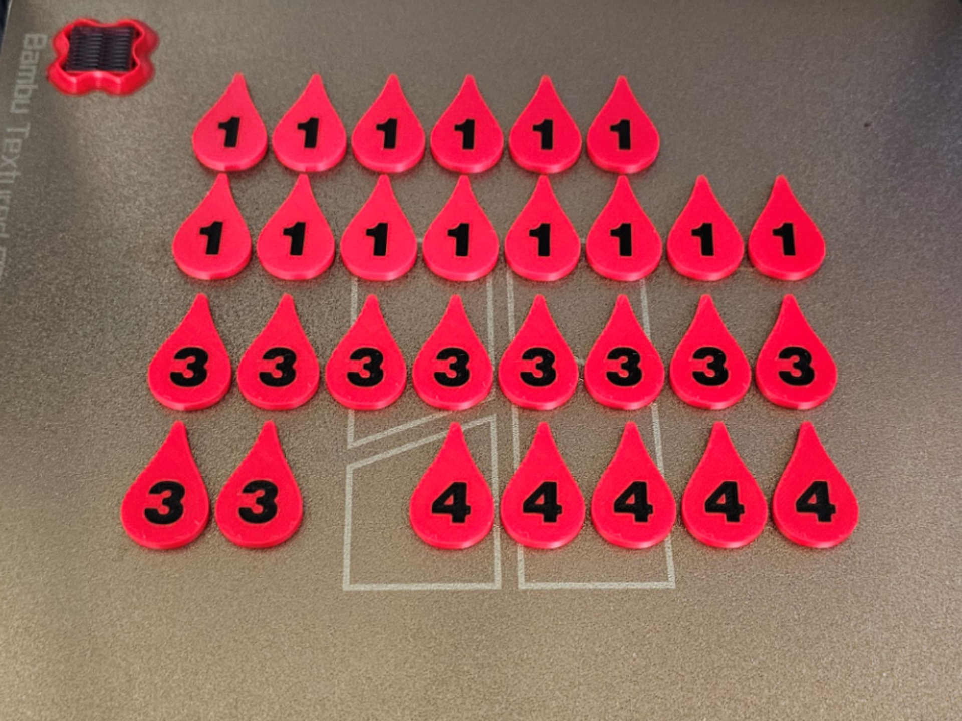 Double-Sided Damage TokenHeroes 3 Board Game