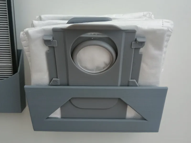 Dust bag holder / storage for Roborock Q Revo
